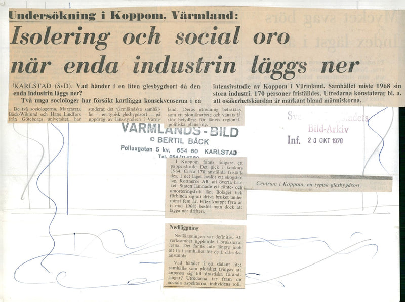 ICA in Koppom - Vintage Photograph