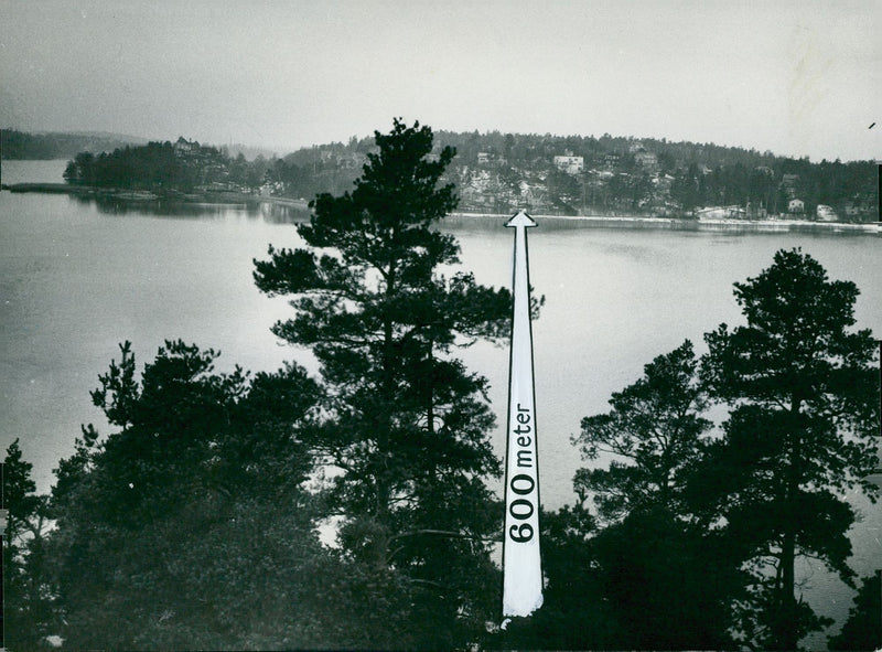 Käppala, Wastewater treatment plant at Lidingö. - Vintage Photograph