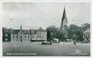 SkÃ¶vde, Duke John's Square and Church - postcard - Vintage Photograph