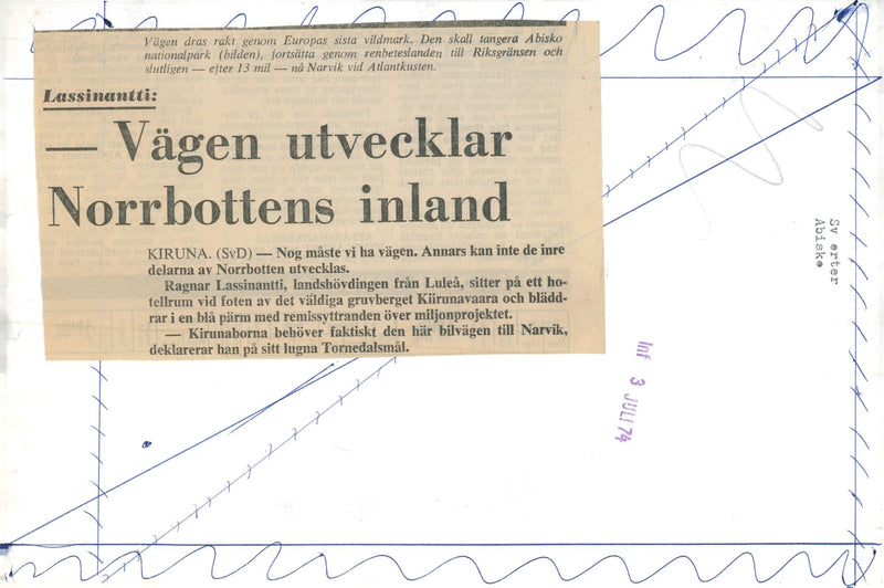 Abisko National Park - Vintage Photograph