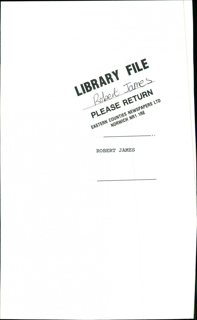 Robert James. - Vintage Photograph