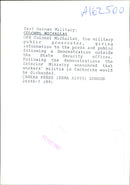 Colonel Michallak - Vintage Photograph