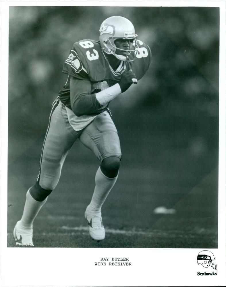 Ray Butler, retired American football wide receiver - Vintage Photograph