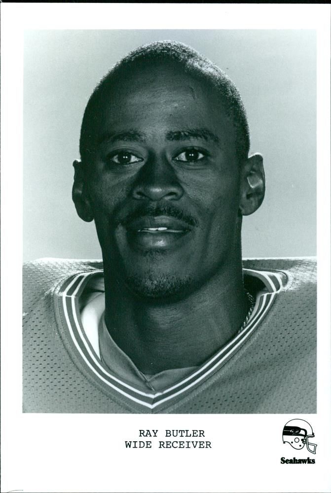 Ray Butler, retired American football wide receiver - Vintage Photograph