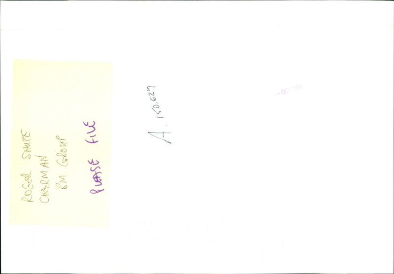 ROGER SHUTE CHARMAN GROUP PLEASE FILE ASE - Vintage Photograph