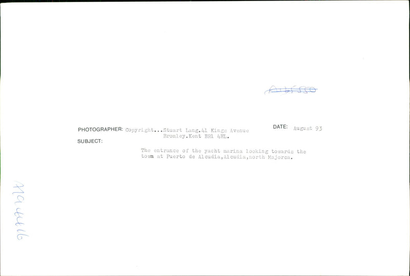 KINGS AVENUE EROMLEY KENT BRL SUBJECT THE ENTRANCE COPYRIGHT STUART - Vintage Photograph