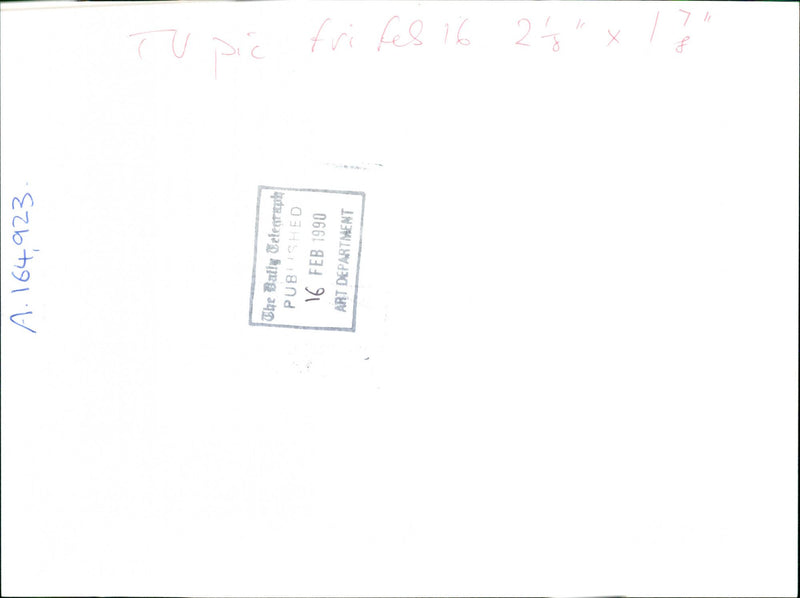 1990 WOMEN CALL THE SHOTS CONTINUES CHANNEL FRIDAY FEBRUARY PUBLISHED FILM - Vintage Photograph