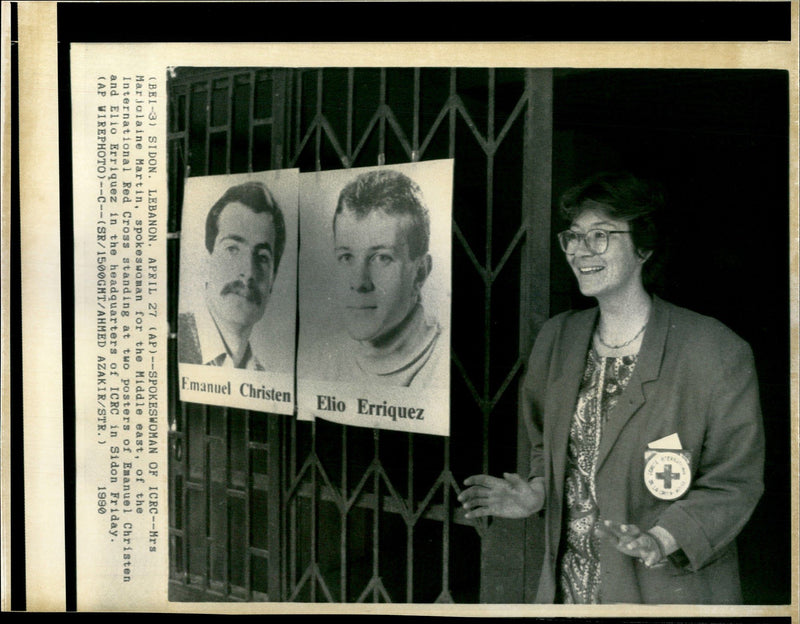 1990 EMANUEL CHRISTEN AND ELIO ERRIQUEZ ARE TWO AHMED AZAKIR INTERNATIONAL - Vintage Photograph