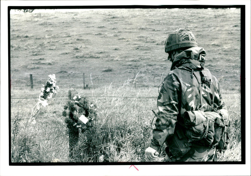 Ballygawley Army Coach Bombing - Vintage Photograph