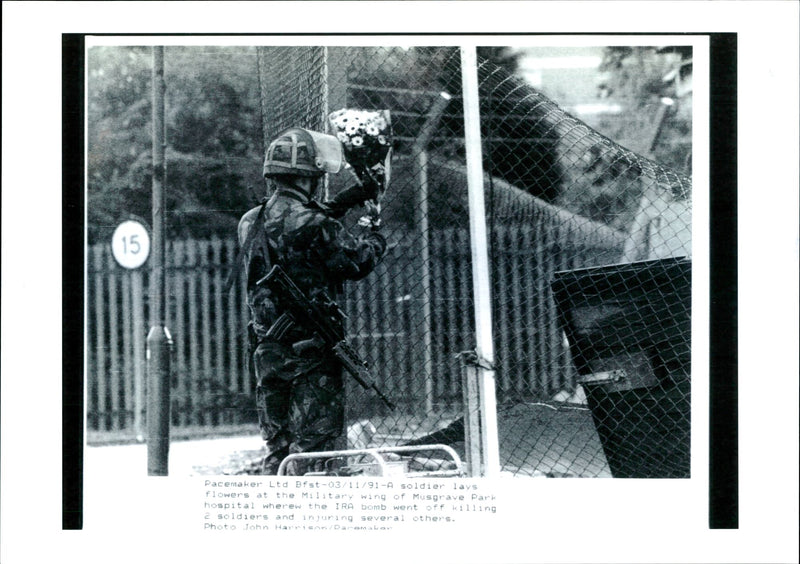 I.R.A Bombings in Ireland - Vintage Photograph