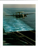1995 THE USS ROOSEVELT SAILED INTO ADRIATIC PROVI AIRCRAFT AIR WRITER SHIP - Vintage Photograph