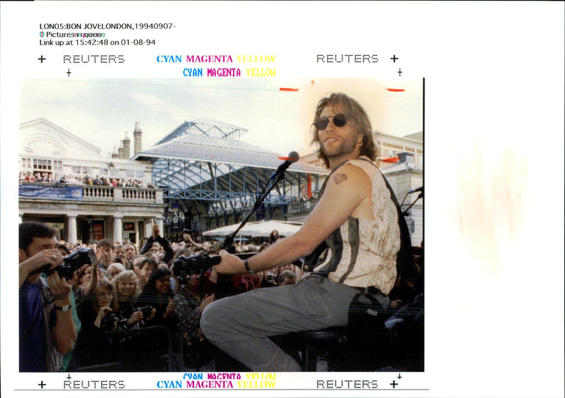 Jon Bon Jovi. - Vintage Photograph