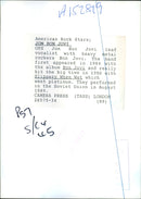 Jon Bon Jovi. - Vintage Photograph