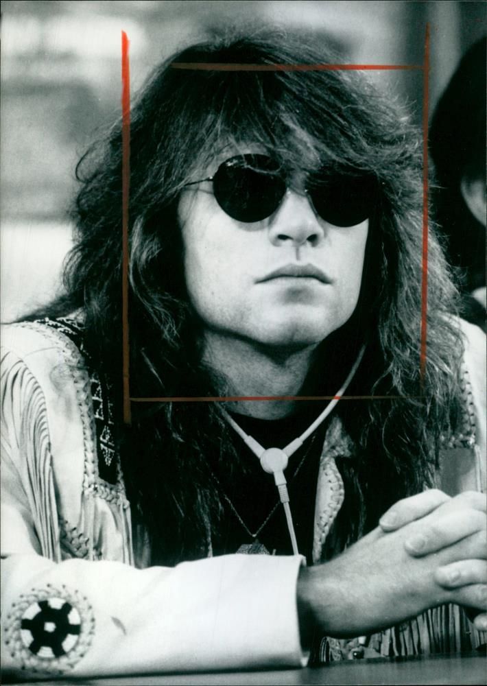 Jon Bon Jovi. - Vintage Photograph