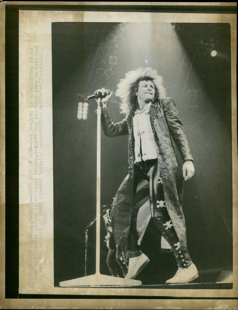 Jon Bon Jovi. - Vintage Photograph