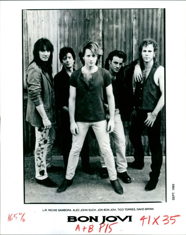 Jon Bon Jovi. - Vintage Photograph