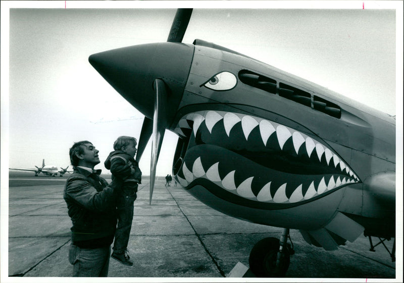 Aircraft: P-40 Kittyhawk: Nicholas Smith. - Vintage Photograph