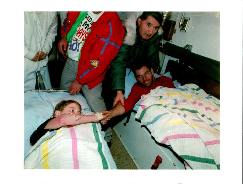 1995 COL MICHAEL ROLAND COUILLA BURHAN OZBILICI MILITARY WRITER TITLE ARMY - Vintage Photograph