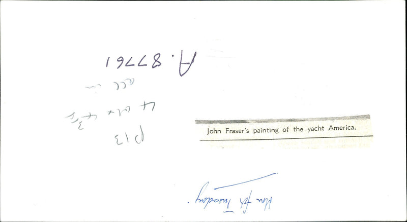 John Fraser - Vintage Photograph
