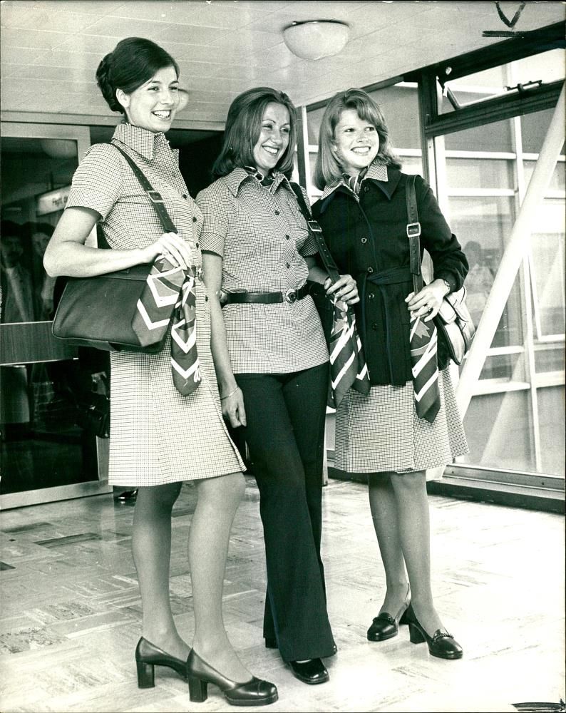 Air Canada  fashion show - Vintage Photograph