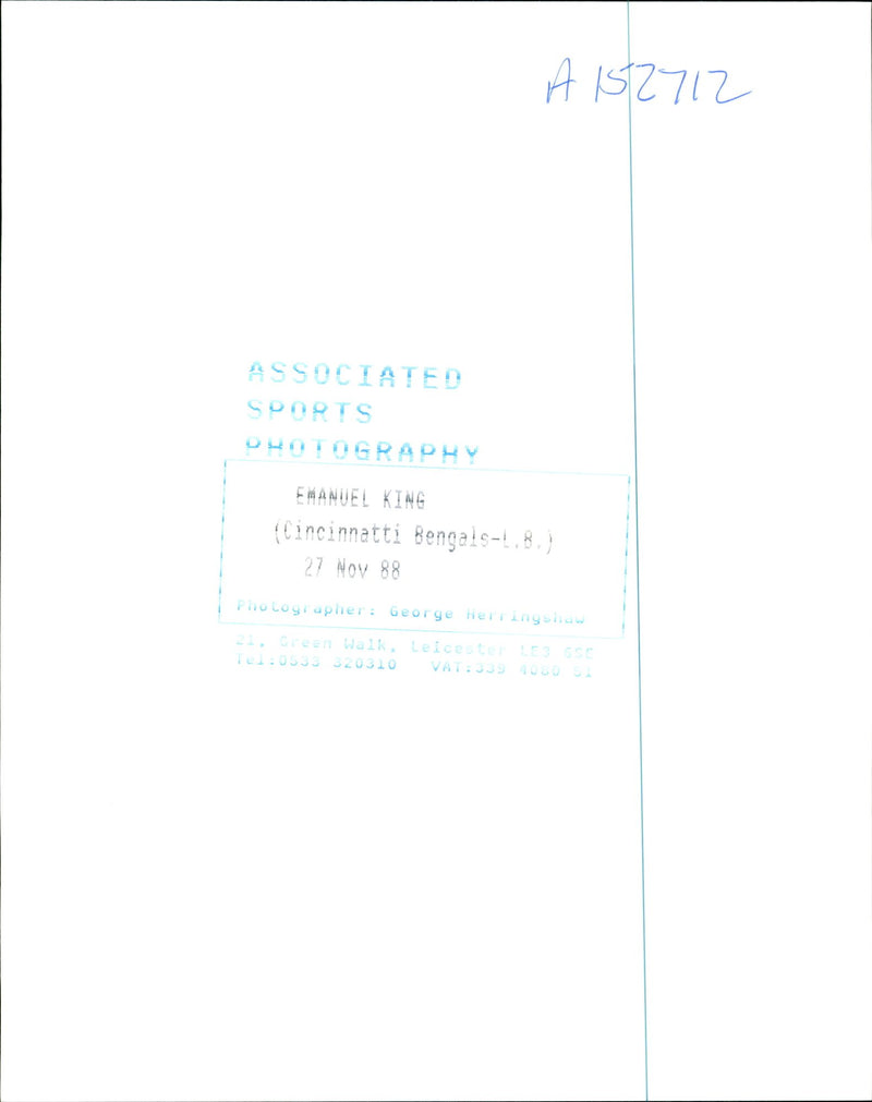 Emanuel King - Vintage Photograph