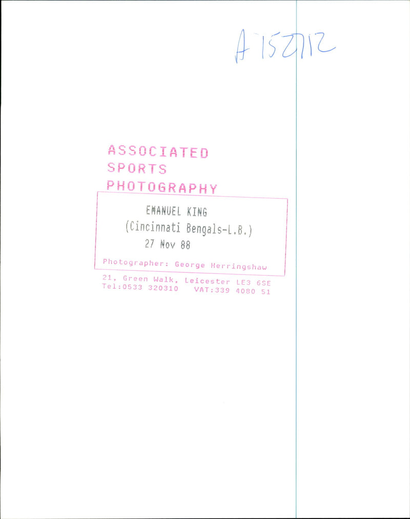 Emanuel King - Vintage Photograph