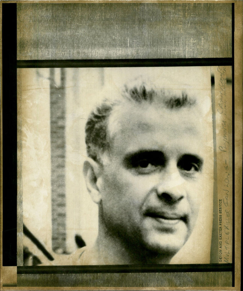 MULTPLEKLER SON LOWES BYIAN LOWE MURDERER ERD DEVON AND EXETER PRESS - Vintage Photograph