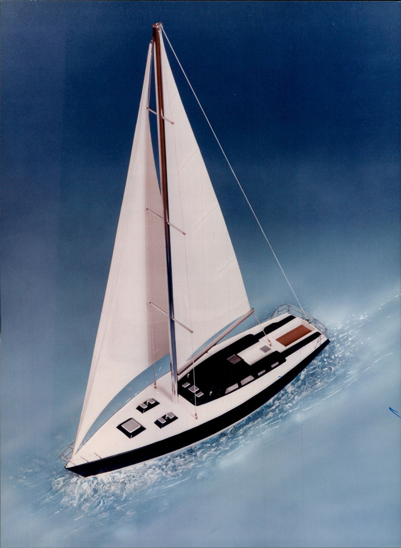 Challenge yacht. - Vintage Photograph