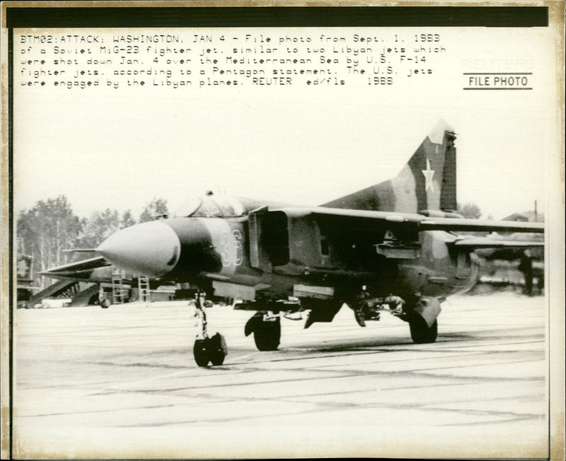 Mikoyan-Gurevich MiG-23 - Vintage Photograph
