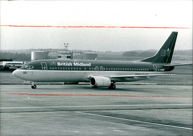 Aircraft Crash: British Midland - Vintage Photograph