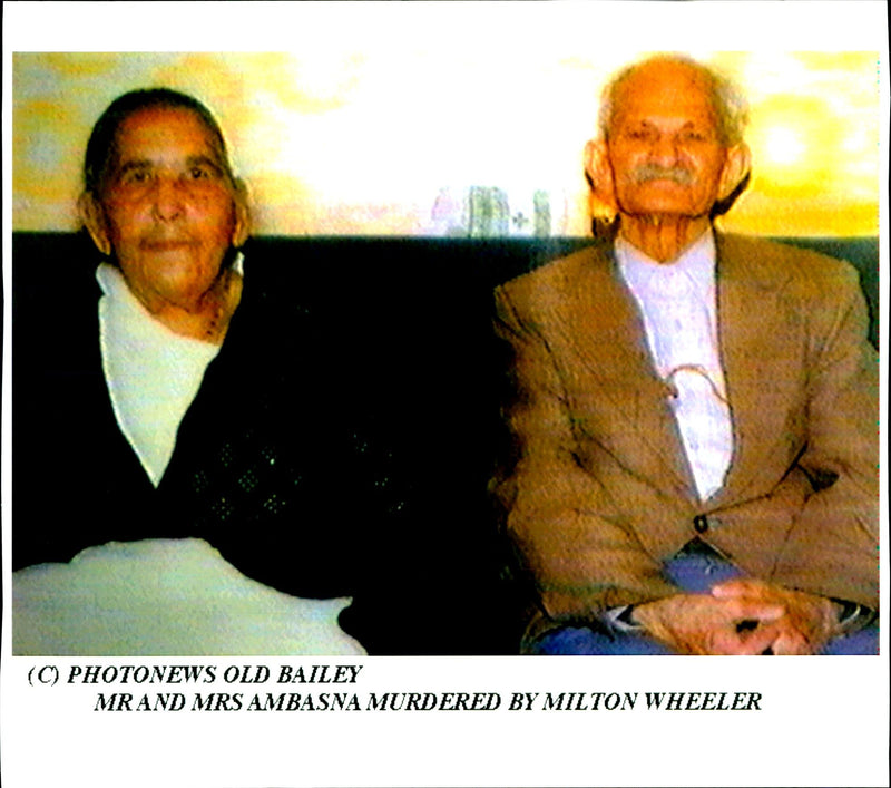 MILTON WHEELER MURDERED HIS WIFE AND TWO DAUGHTERS WAS SENT OLD BAILEY - Vintage Photograph