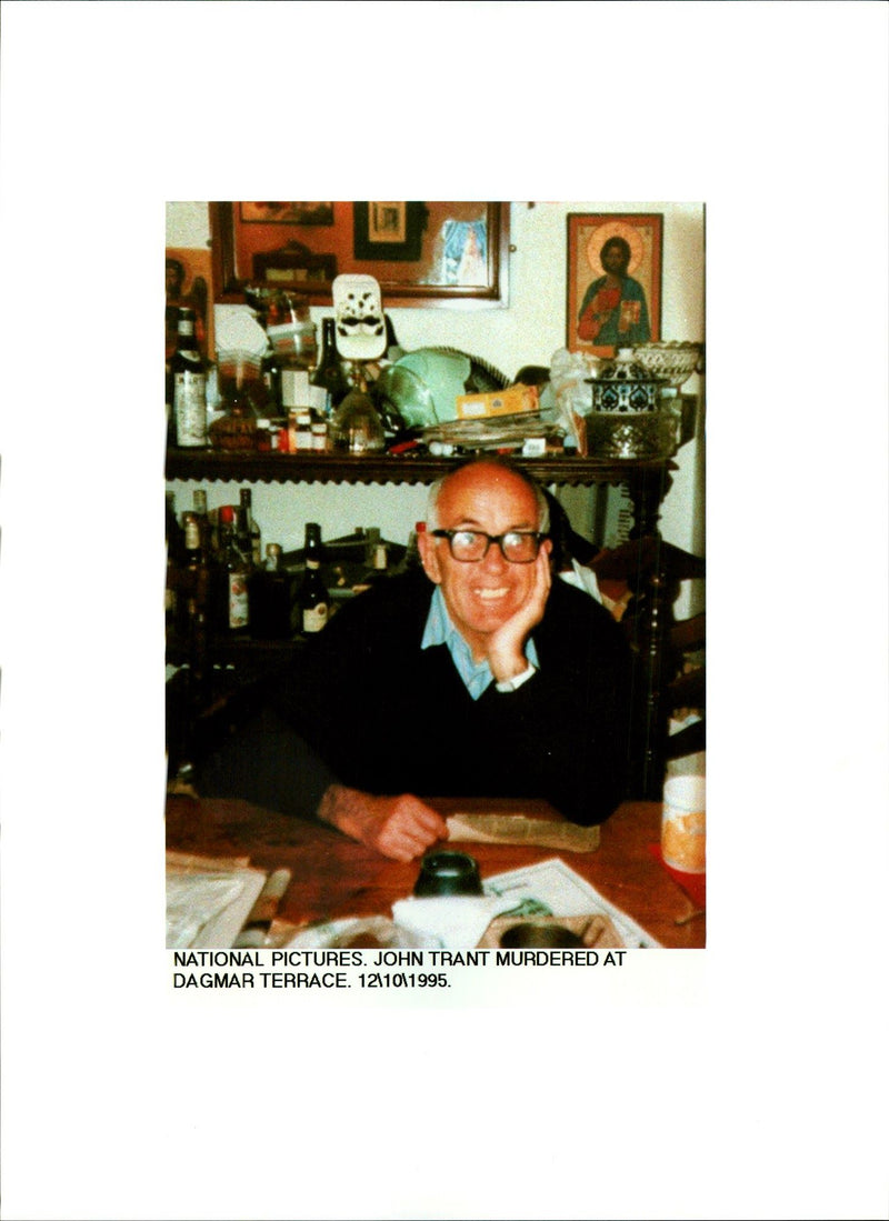 JOHN TRANT MURDERED DAGMAR TERRACE NATIONAL PICTURES MURDER - Vintage Photograph