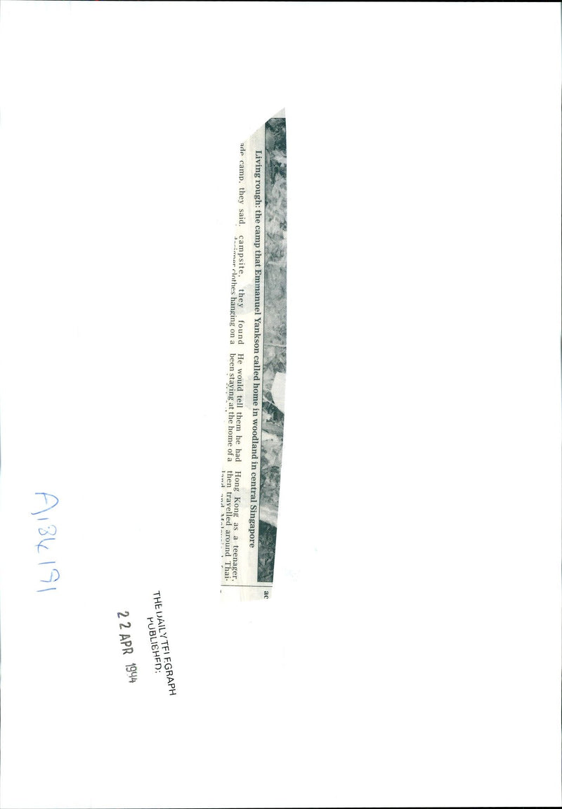 1944 LIVING THROUGH THE CAMP THAT EMMANUEL YANKSON CALLED HONG PUBLISHED KONG - Vintage Photograph