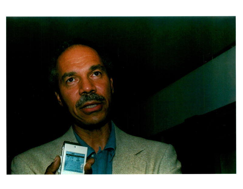 RANDALL ROBINSON JAMAICA OBS SHIP WRITER ARRIVES UNITED PRESIDENT - Vintage Photograph