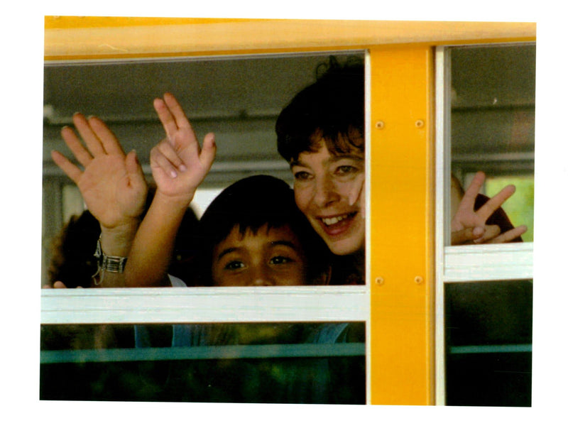 1995 LEAF PICTURE DESK PROOFING PRINTER DATE TIME TITLE USA DEATH WRITER - Vintage Photograph