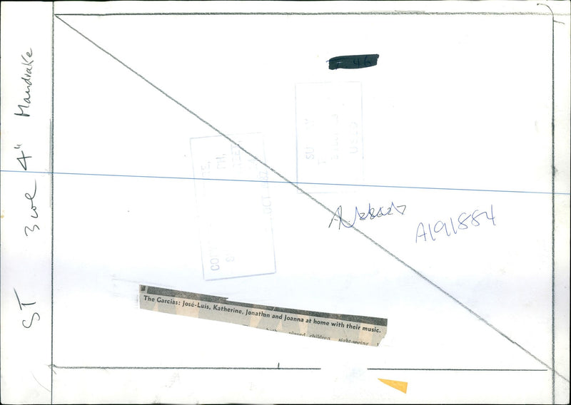 MANDRAKE ZODY THE GARCIAS JOSE LUIS KATHERINE JONATHAN AND JOAN MUSIC - Vintage Photograph