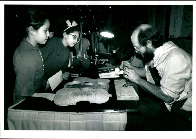 1989 MUSIC AID THE BARBICAN THREEDAY TONY PRIME COLIN DAVIS WALES SIR - Vintage Photograph