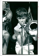 1989 ONLY TROMBONISTS OUT EXPECTED TURNED RICHARD MAW PARKER MUSIC - Vintage Photograph