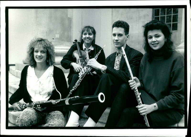 1990 THE FINALS BBCS YOUNG MUSICIAN THIS STEPHEN LOCK KATHERINE - Vintage Photograph