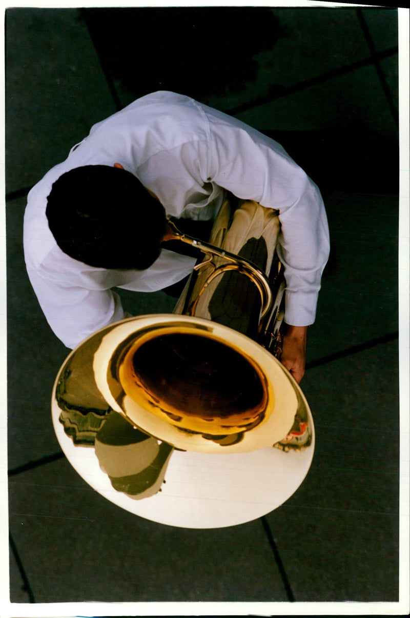 1992 YOUNG MUSIGANS BETWEEN YRS AUDITIONED TODAY LONDON JOHN COGILL CBE MUSIC - Vintage Photograph