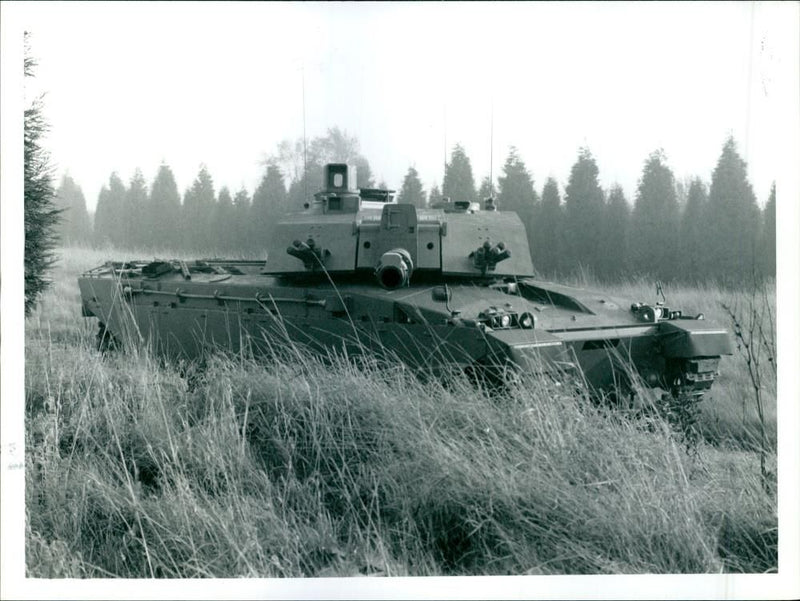 'Challenger 2', British main battle tank designed by Vickers - Vintage Photograph