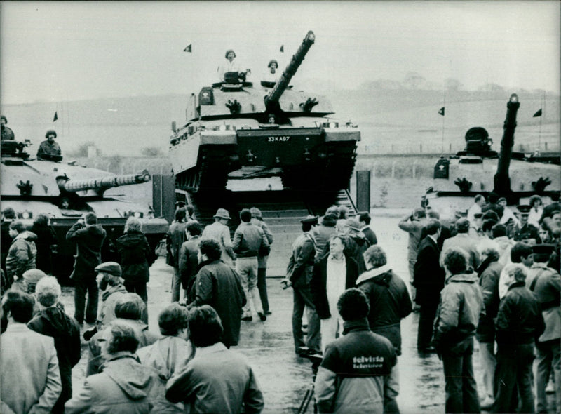 New 'Challenger 1' tank unveiling and handover to British Army - Vintage Photograph