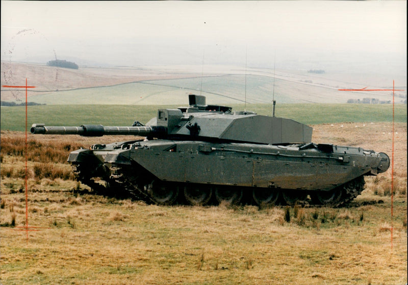 'Challenger 2', British main battle tank designed by Vickers - Vintage Photograph