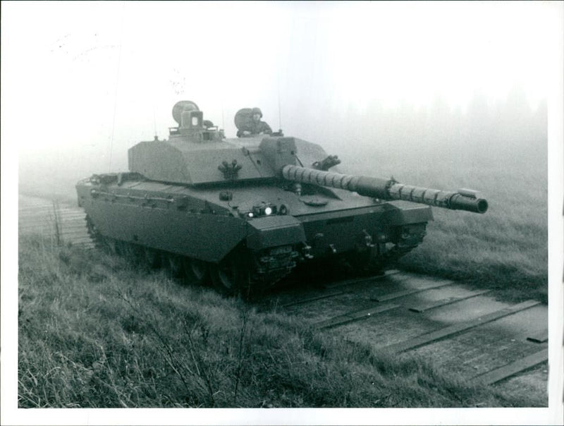 The 'Challenger 2', British main battle tank designed by Vickers - Vintage Photograph