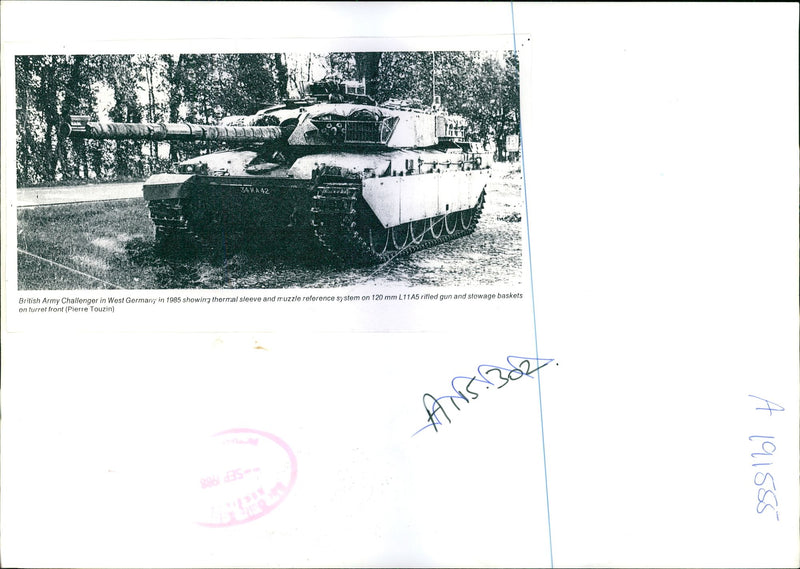 The 'Challenger 2', British main battle tank designed by Vickers - Vintage Photograph