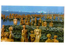 1996 HUNDREDS MALE AND FEMALE STATUES ERECTED TITLE WRITER NAMED COUNTRY - Vintage Photograph