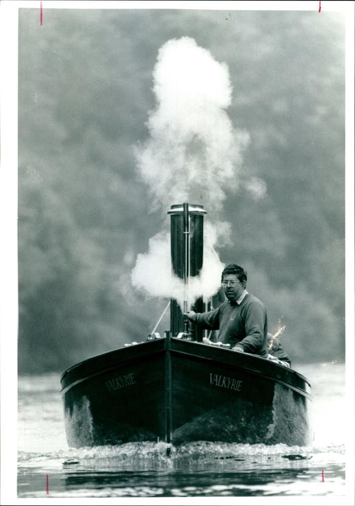 Mr. Edward Langley on board the Valkyrie - Vintage Photograph
