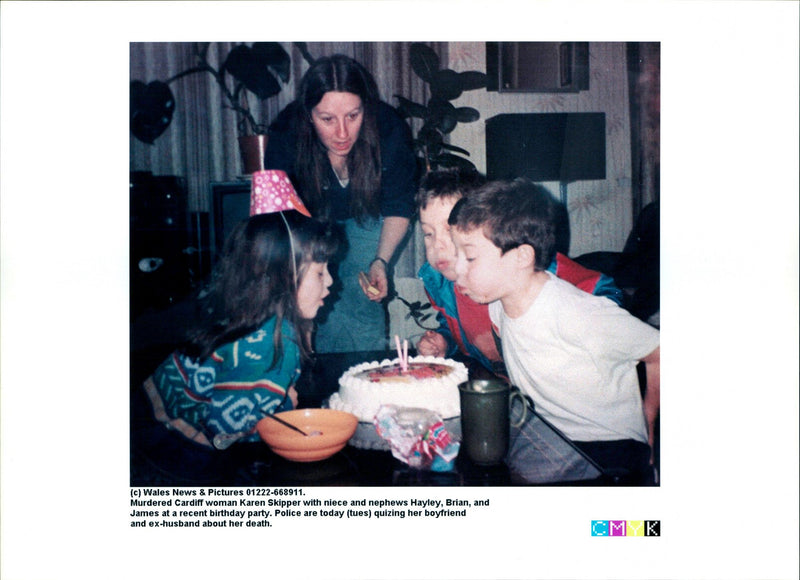 KAREN SKIPPER WAS MURDERED CARDIFF POLICE ARE SHIPPER WALES DEATH JAMES - Vintage Photograph