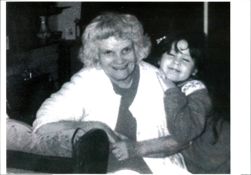 1993 MRS MARY SMITE WHO WAS MURDERED ALONG WITH HER HUSBAND HAROLD AND DISABLED - Vintage Photograph