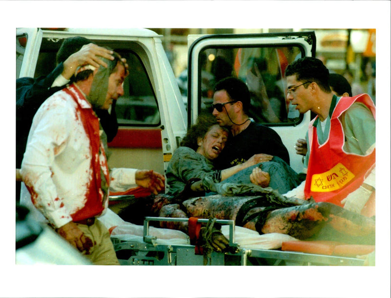 1996 THE MUSLIM MILITANT GROUP HAMAS CLAIMED RESPONSIBILITY TITLE WRITER COUNTRY - Vintage Photograph